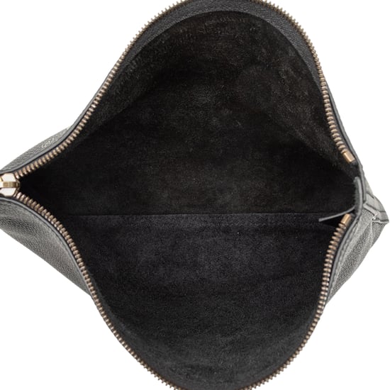 Gebrauchte mittelgroße Leder-Logo-Portfolio-Clutch - Image 4