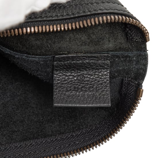 Gebrauchte mittelgroße Leder-Logo-Portfolio-Clutch - Image 5