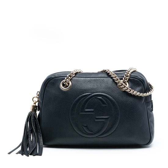 Gebrauchte Leder Soho Chain Zip Schultertasche - Image 1