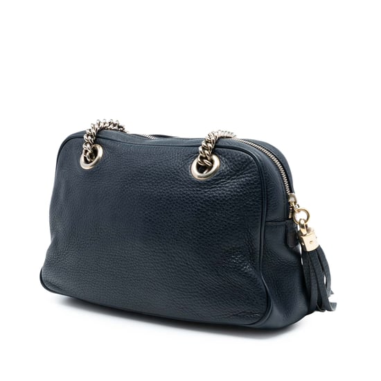 Gebrauchte Leder Soho Chain Zip Schultertasche - Image 2