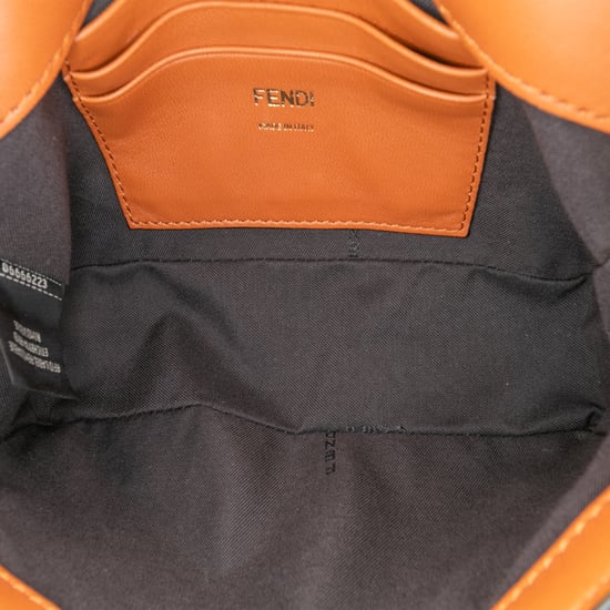 Gebrauchte Mini Bicolor Nappa Apolo Ketten Baguette Schultertasche - Image 4