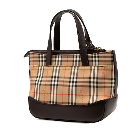 Gebrauchte Haymarket-Check-Canvas-Handtasche - Image 2