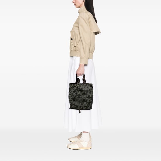 Gebrauchter Zucca Canvas- und Nylonfalt-Shopper - Image 6