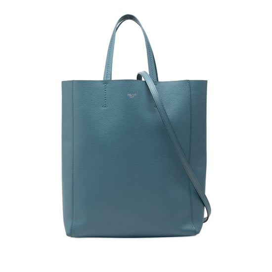 Gebrauchte kleine Kälberleder vertikale Cabas-Handtasche - Image 1