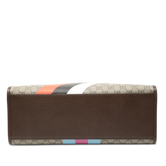 Gebrauchte Mittelgröße GG Supreme 100 Centum Jubiläums Kalbsleder Retro Interlocking G Tote - Image 3