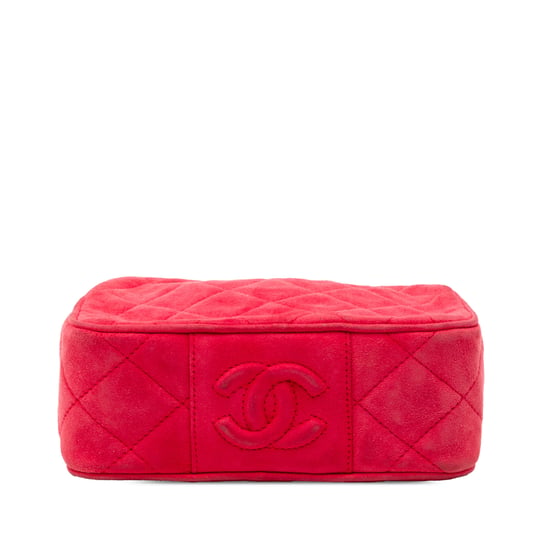 Chanel Pre-owned Gebrauchte gesteppte Suede Kameratasche - Rot - Image 3