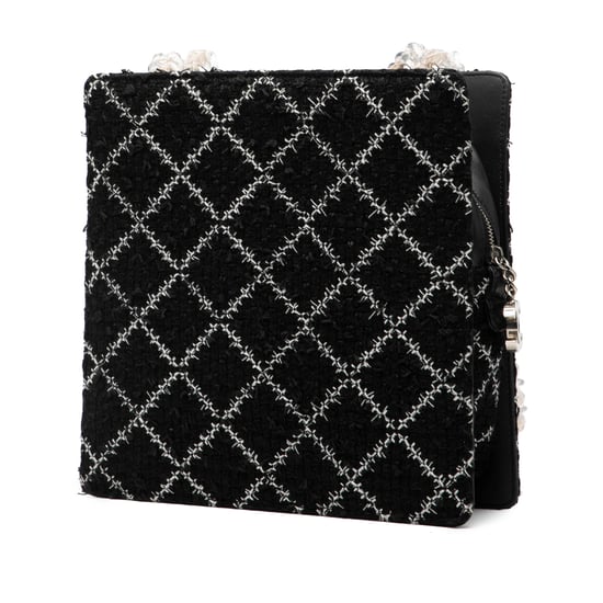 Gebrauchte Tweed- und Harz-Reißverschluss-Shopper-Tasche - Image 2