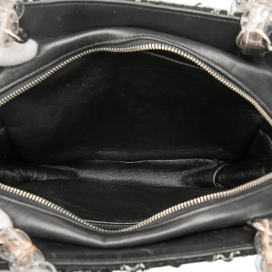 Gebrauchte Tweed- und Harz-Reißverschluss-Shopper-Tasche - Image 4