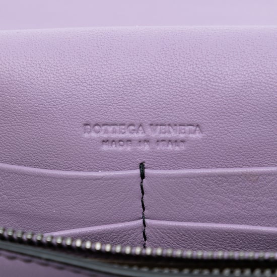 Gebrauchte Nappa Intrecciato Studded Geldbörse mit Kette - Image 5