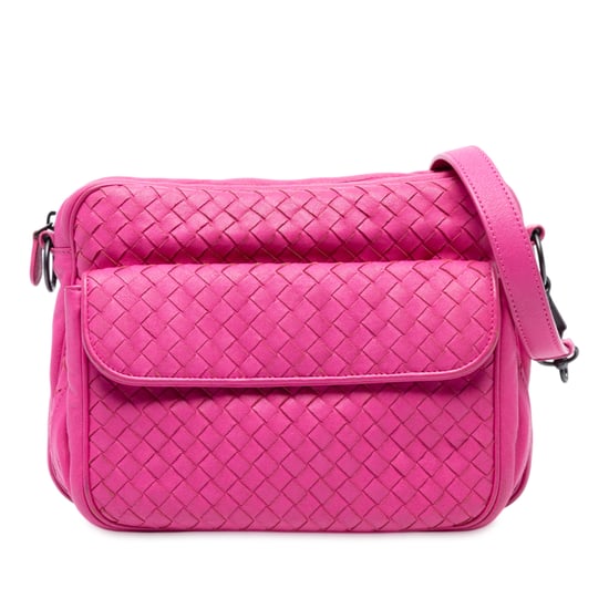Gebrauchte Nappa Intrecciato Messenger Bag mit Fronttasche - Image 1