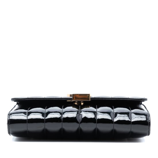 Saint Laurent Pre-owned Medium Vicky Umhängetasche, lackiertes Leder, pre-owned - Schwarz - Image 3