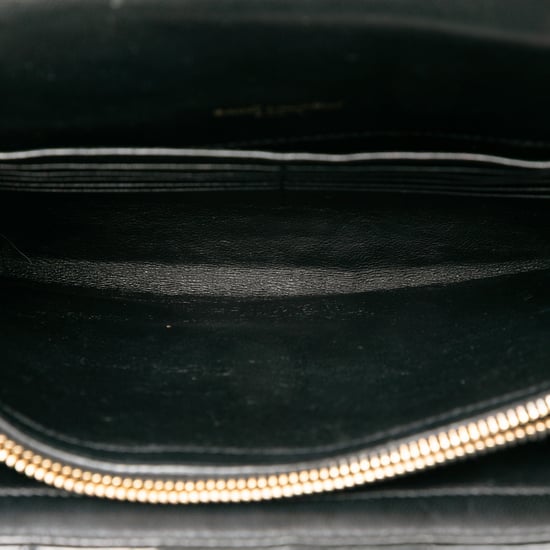 Saint Laurent Pre-owned Medium Vicky Umhängetasche, lackiertes Leder, pre-owned - Schwarz - Image 4