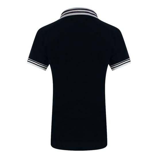 Love Moschino Marineblaues Poloshirt Mit Kleinem Herzlogo - Image 2