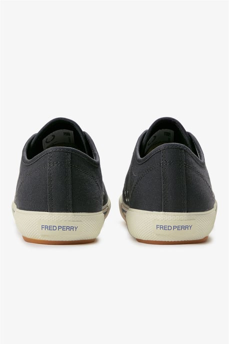Fred Perry B708 Vintage Tennis Canvas Herren Sneaker Ankergrau - Image 4