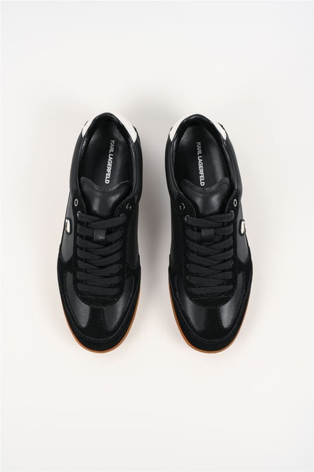 Karl Lagerfeld Kandidate NFT Leder Damen Schwarze Sneakers - Image 4