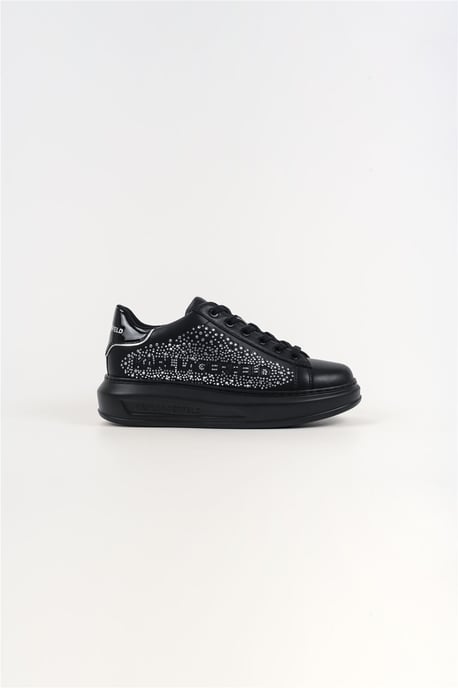 Karl Lagerfeld Kapri Konstellation Leder Damen Sneaker Schwarz/Silber - Image 2