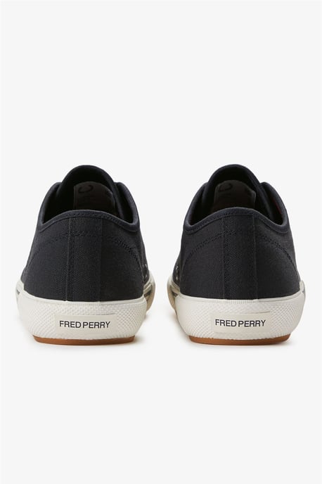 Fred Perry B708 Vintage Tennis Canvas Herren Sneaker Navy/Rot - Image 4