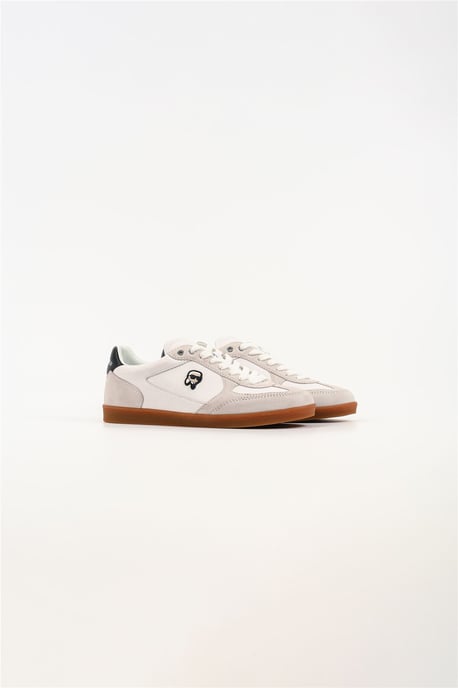Karl Lagerfeld Kandidate NFT Leder Damenweiße Sneakers - Image 1