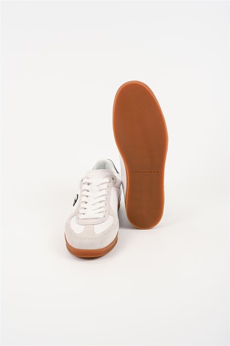 Karl Lagerfeld Kandidate NFT Leder Damenweiße Sneakers - Image 5