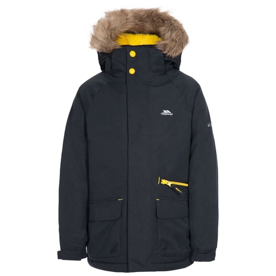 Trespass Childrens/Kids Upbeat Parka (Schwarz) - Image 1