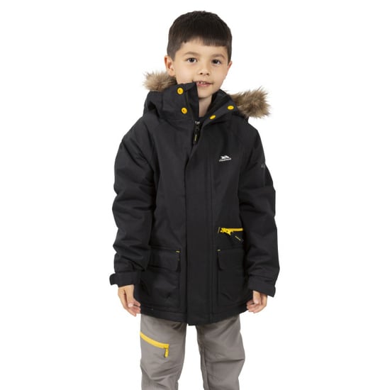 Trespass Childrens/Kids Upbeat Parka (Schwarz) - Image 3