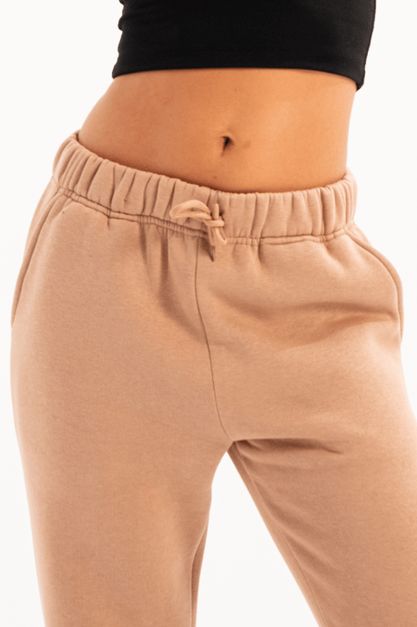 JUSTEVER Relaxed Fit, hochgeschnittene, fleecegefütterte Damen-Jogginghose aus Nerzleder - Echo - Image 4