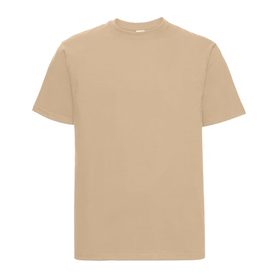 Russell Europe Herren T-Shirt, Kurzarm (Hellbraun) - Image 1