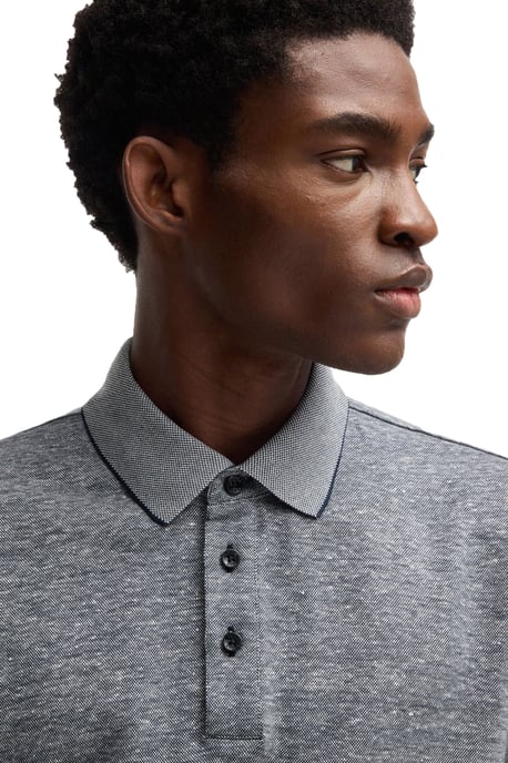 Boss H-press 28 Polo Shirt Dark Blue - Image 2