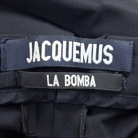 Jacquemus La Bomba Straight-Leg Hose aus schwarzer Baumwolle - Image 2