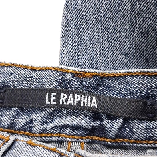 Jacquemus Le Raphia Straight-Leg Jeans aus blauem Baumwoll-Denim - Image 3