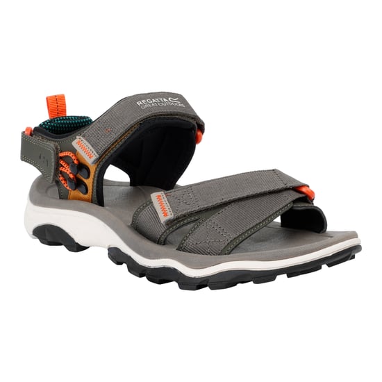 Regatta - Herren Sandalen "Blaze" (Grün/Leuchtend Orange) - Image 3