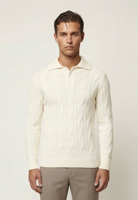 Pullover Pullover Mit Polo-Kragen - Image 2