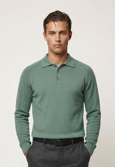 Pullover Pullover Mit Polo-Kragen - Image 2