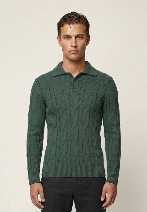 Pullover Pullover Mit Polo-Kragen - Image 2