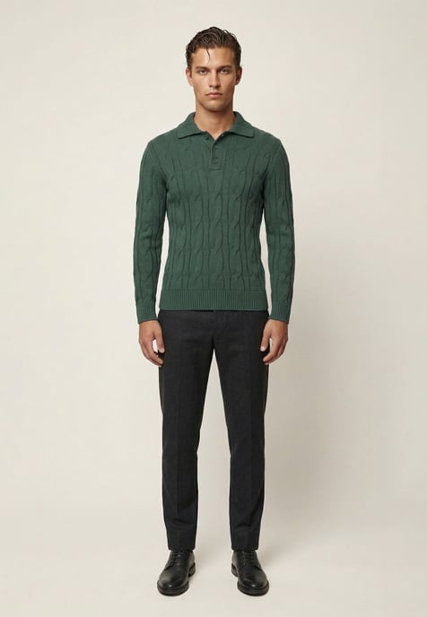 Pullover Pullover Mit Polo-Kragen - Image 3