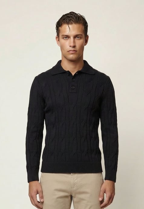 Pullover Pullover Mit Polo-Kragen - Image 2