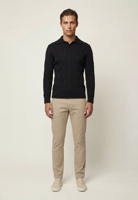 Pullover Pullover Mit Polo-Kragen - Image 3