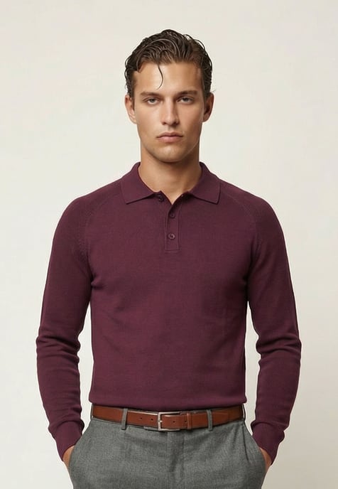 Pullover Pullover Mit Polo-Kragen - Image 2