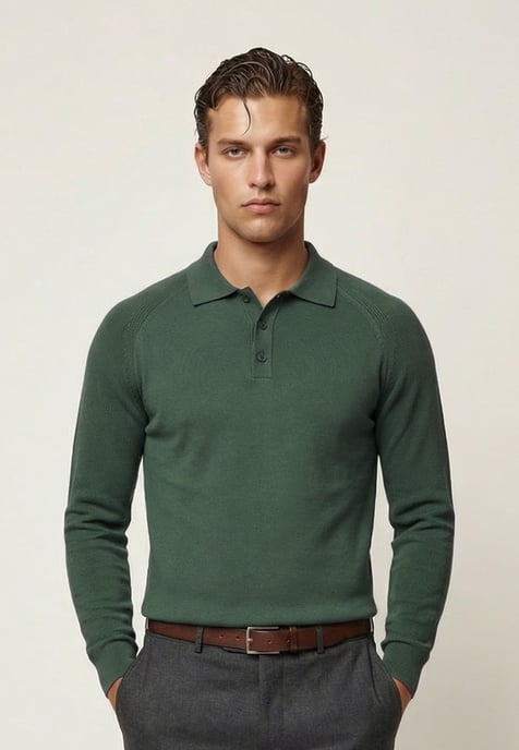 Pullover Pullover Mit Polo-Kragen - Image 2