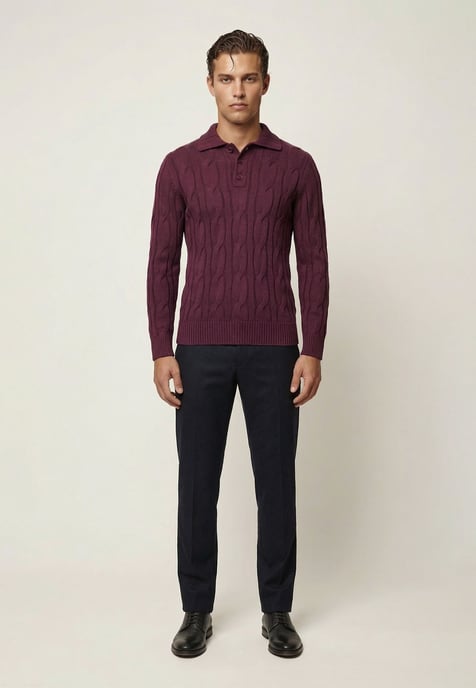 Pullover Pullover Mit Polo-Kragen - Image 3