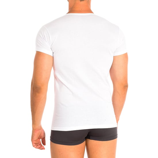 Herren Kurzarm Baumwollunterhemd Q1002 - Image 3