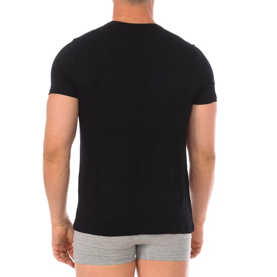 Herren Bambus Kurzarm Unterhemd Q602 - Image 3
