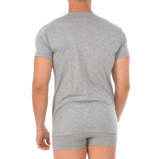 Herren Kurzarm Baumwollunterhemd Q1003 - Image 3