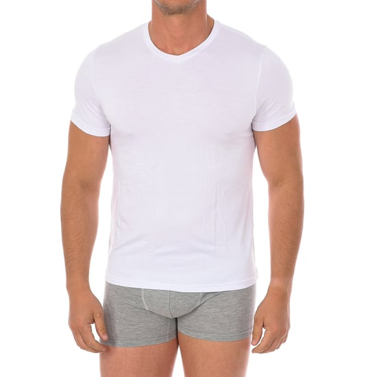 Herren Bambus Kurzarm-Unterhemd Q603 - Image 1