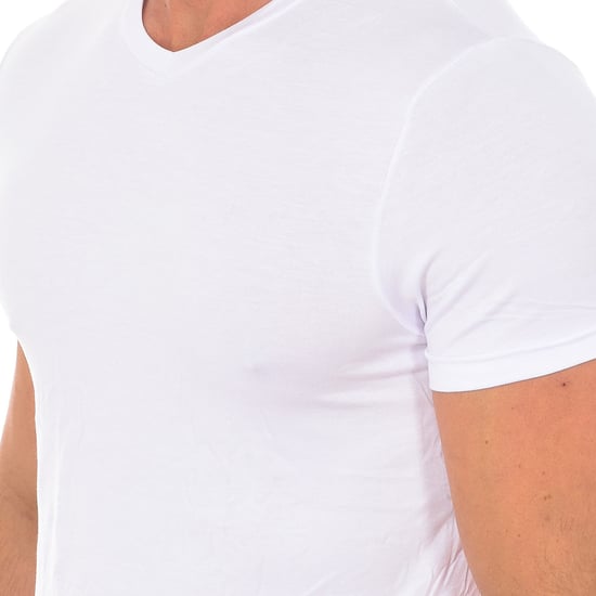 Herren Bambus Kurzarm-Unterhemd Q603 - Image 2
