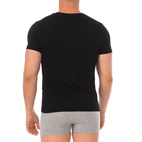 Herren-Bambus T-Shirt mit kurzen Ärmeln Q603 - Image 3