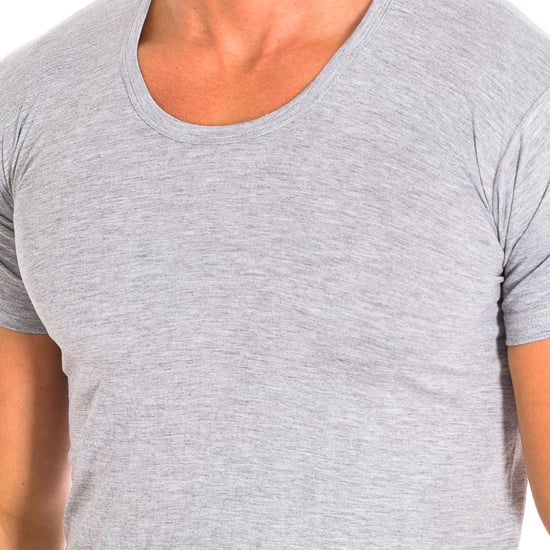 Herren Kurzarm Baumwollunterhemd Q1002 - Image 2