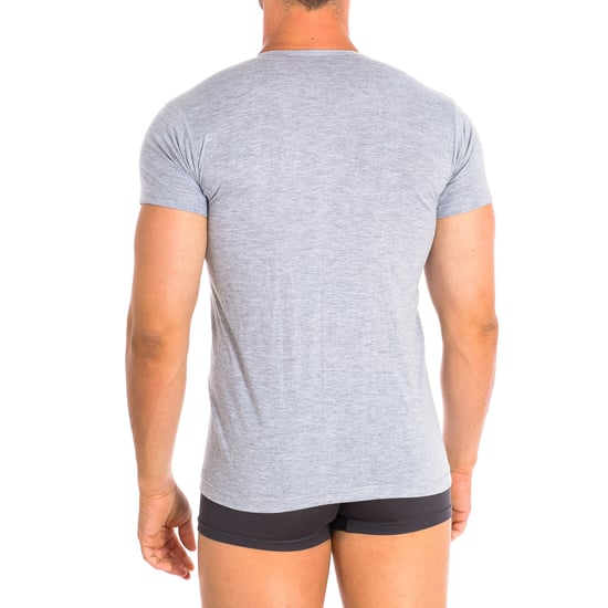Herren Kurzarm Baumwollunterhemd Q1002 - Image 3