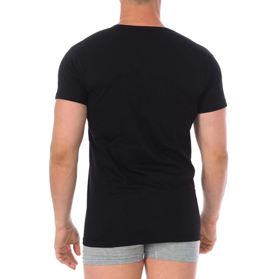 Herren Kurzarm Baumwollunterhemd Q1004 - Image 3