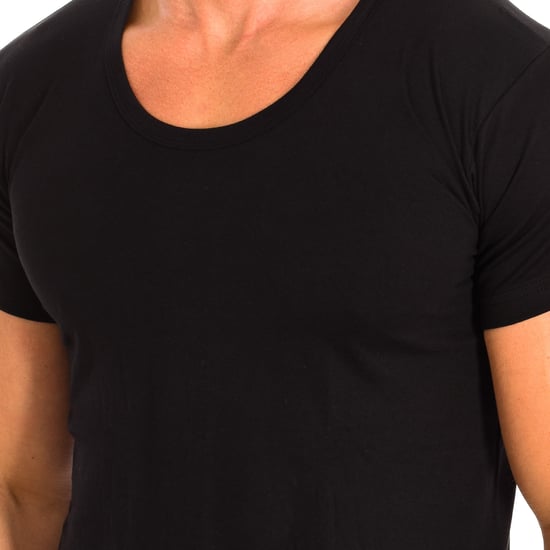 Herren Kurzarm Baumwollunterhemd Q1002 - Image 2